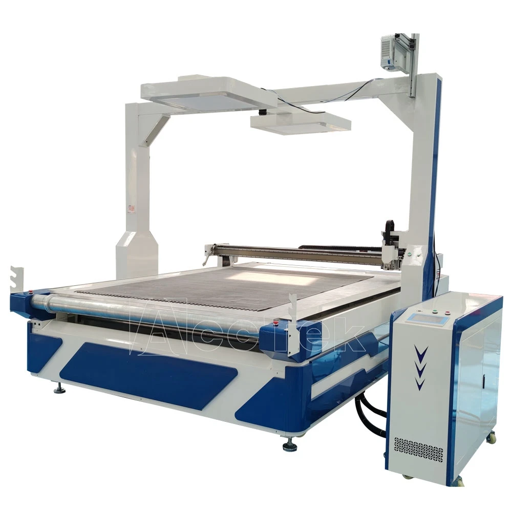 Cnc Oscillating Knife Cutting Machine with Big CCD Camera