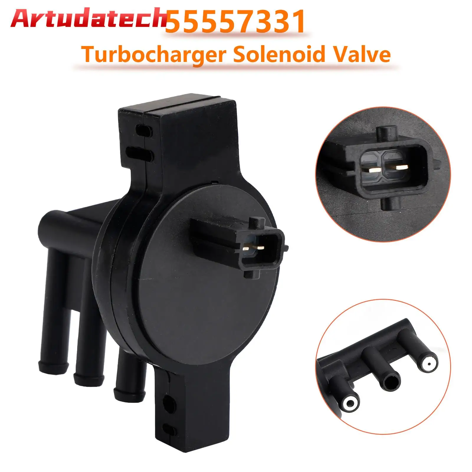 

Artudatech 55557331 Turbocharger Solenoid Valve for Saab 9-3 2000-2002 9-5 1998-2010 Car Accessories