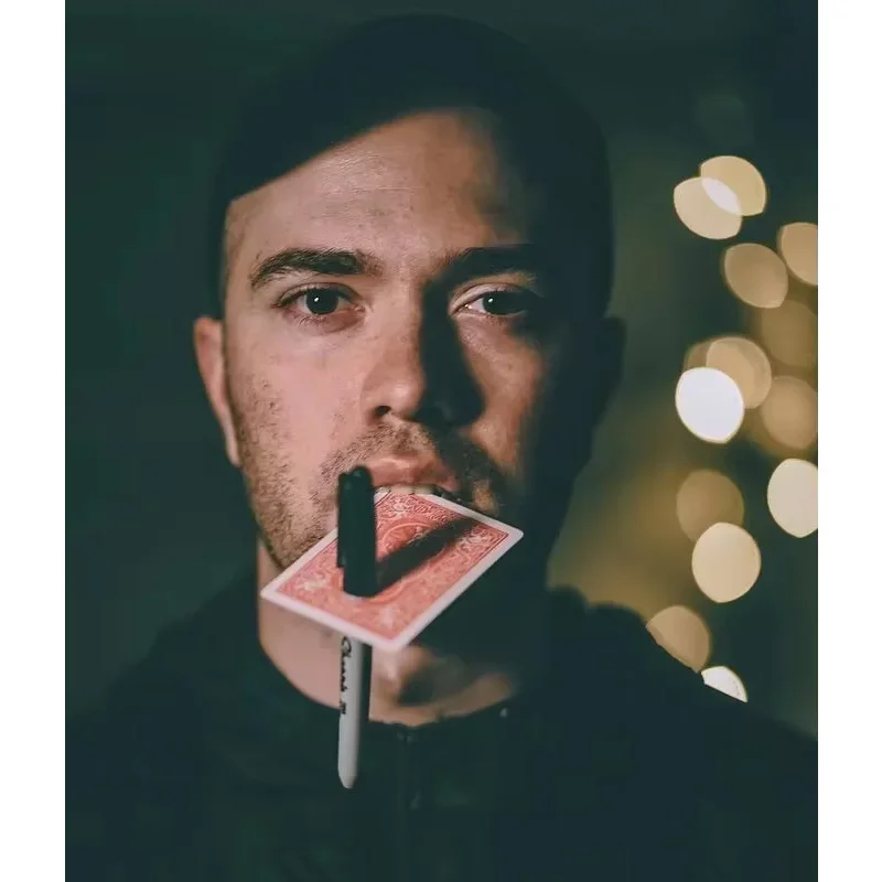 Quântico por calen truques de magia morelli close-up palco ilusão truque adereços mentalismo clássico rua ilusões caneta magie