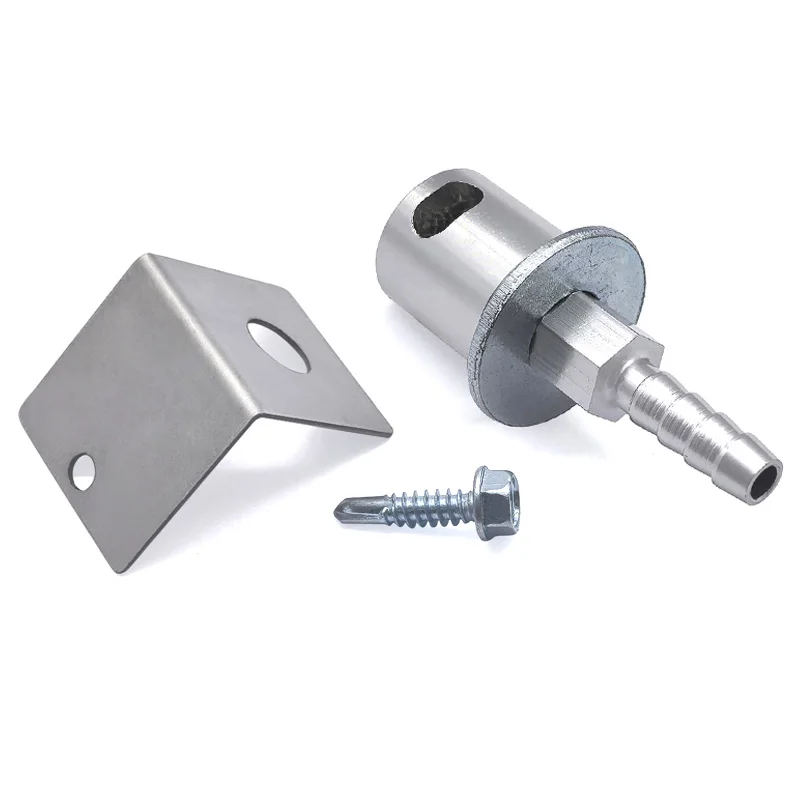 

90 Degree Fuel Tank Remote Mount Exhaust Valve Detachable Aluminum 5 /16 Barb Adapter Car Replacement Parts