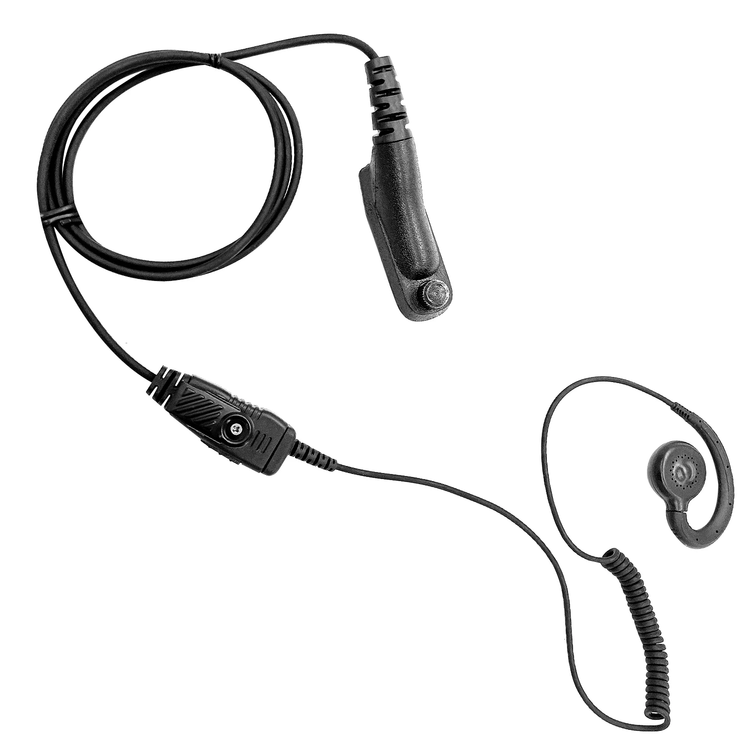 Auriculares tipo G para walkie-talkie, auriculares con micrófono para grandes Motorola XPR6100, XPR6300, XPR6350, XPR6380, XPR6500