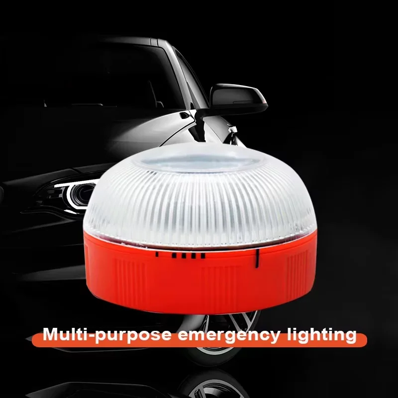 Lumière d'urgence LED pour voiture, clignotant, stroboscope à Induction magnétique, avertissement Portable, accessoire de sécurité pour accidents routiers, 1/2/3/4 pièces