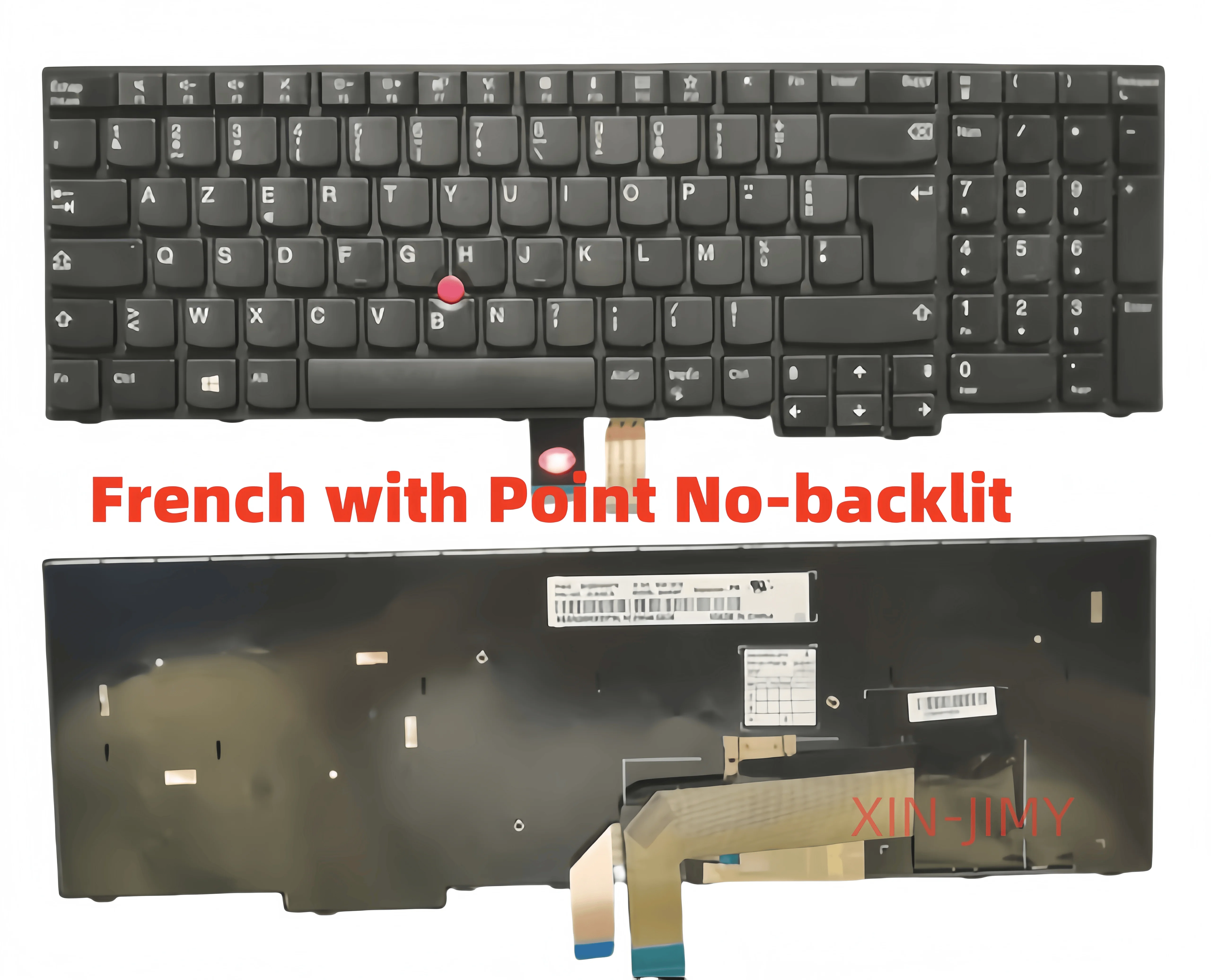 

AZERTY Keyboard For Lenovo Thinkpad E570 E575 E570C With Point No-backlit French NOTEBOOK