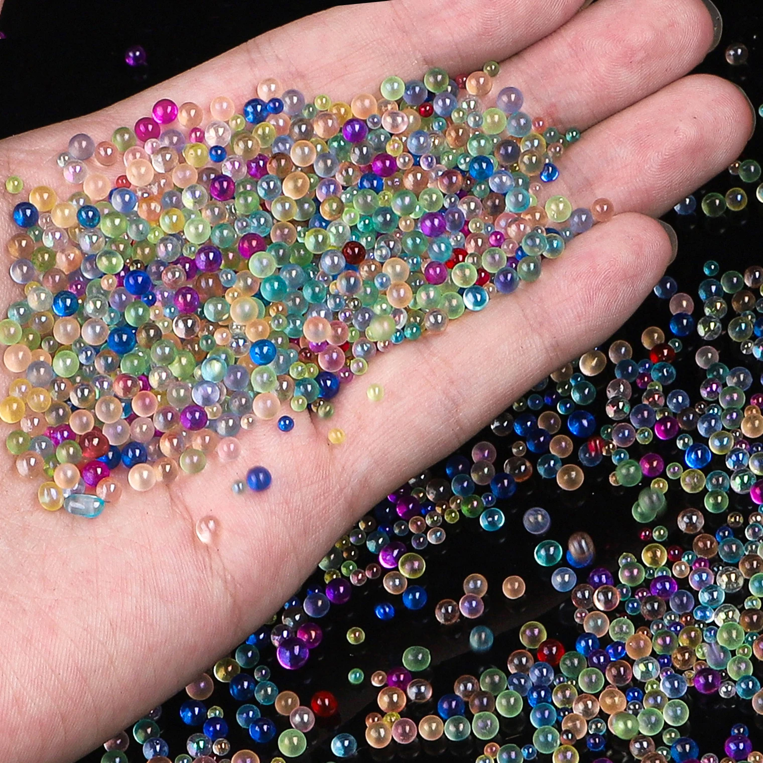 Mini Bubble Ball Beads, 10-20g for DIY Crafting