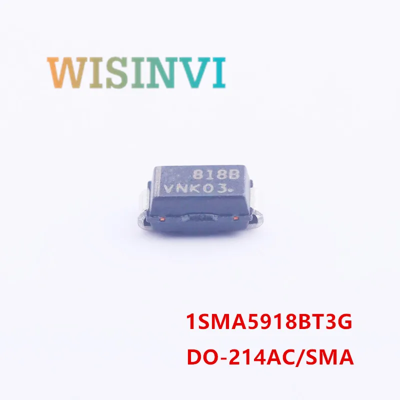 50PCS 1SMA5917BT3G 817B 4.7V 1.5W SMA DO-214AC ＆ 1SMA5918BT3G 818B 5.1V 1.5W SMA DO-214AC  DIODE ZENER