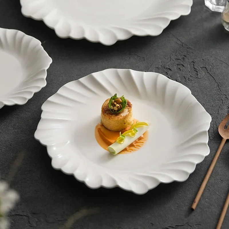 Vaisselle en céramique de haute qualité pour la maison, bol à dessert, assiette à salade de fruits