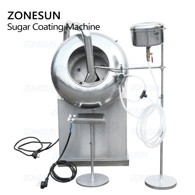 Candyland BY-300 Machine de revêtement de sucre de chocolat d'arachide Machine de revêtement de bonbons d'acier inoxydable