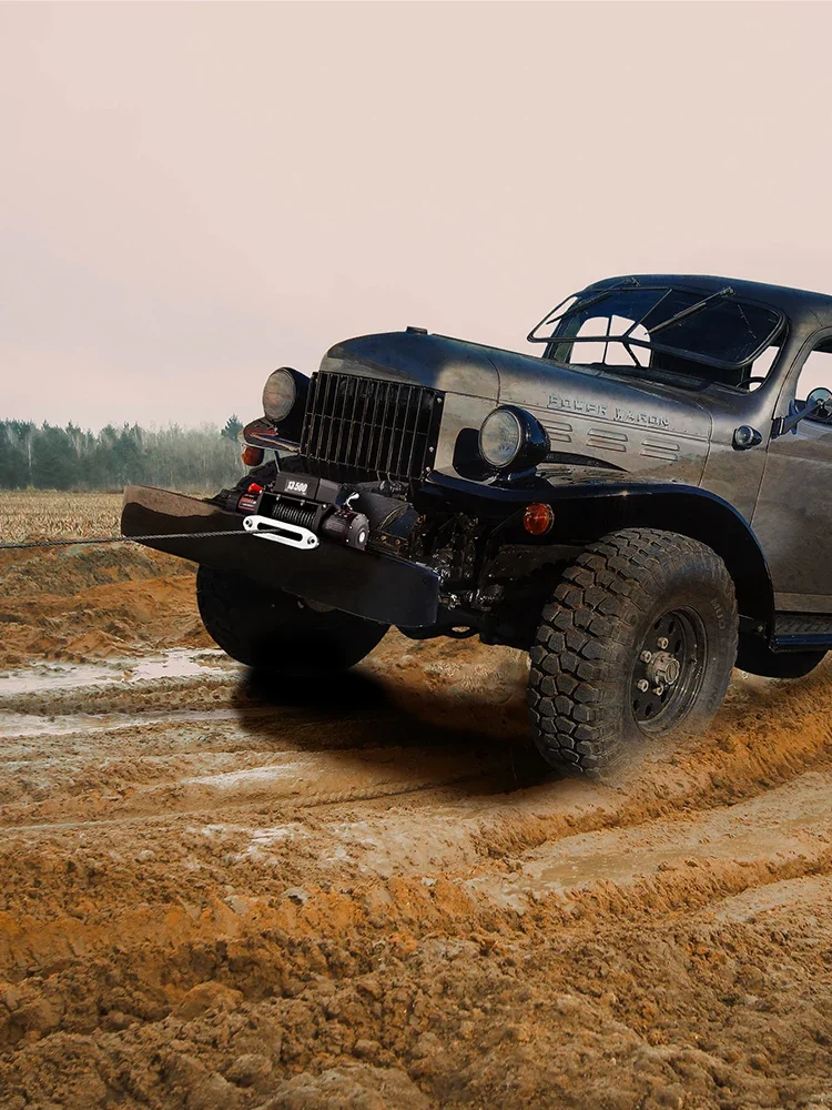 13500lbs Elektrische Seilwinde für Auto und LKW | SIHAO 13500 LBS 12V Elektrische Seilwinde 27M 92FT Synthetikseil Drahtlose und Kabelgebundene Fernbedienung Offroad-Bergung für 4X4 Truck Jeep SUV ATV UTV Anhänger Boot – Detail 3