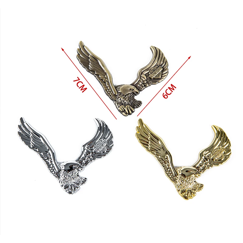 Car Front Cover Chrome Hood Ornament Badge 3D Emblem Angel Eagle For Auto Car