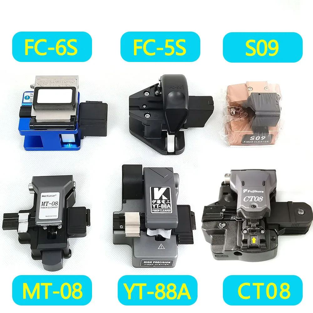 

Sumitomo FC-6S Optical Fiber Cleaver FC-5S YT-88A MT-08 V7 CT08 S09 High Precision Fiber Optic Cutting Tool Original Quality