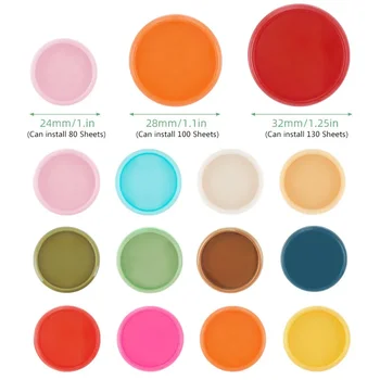 30 sztuk 24mm 28mm 32mm Discbound pierścień wiążący nadaje się do luźnych liści notatnik planista pamiętnik Album fotograficzny akcesoria do bindowania