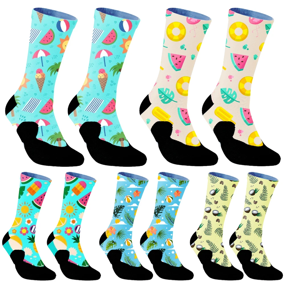 hop Hip 2024 Cool New Socks combed cotton Animal astronaut geometric women's Long socks Halloween socks