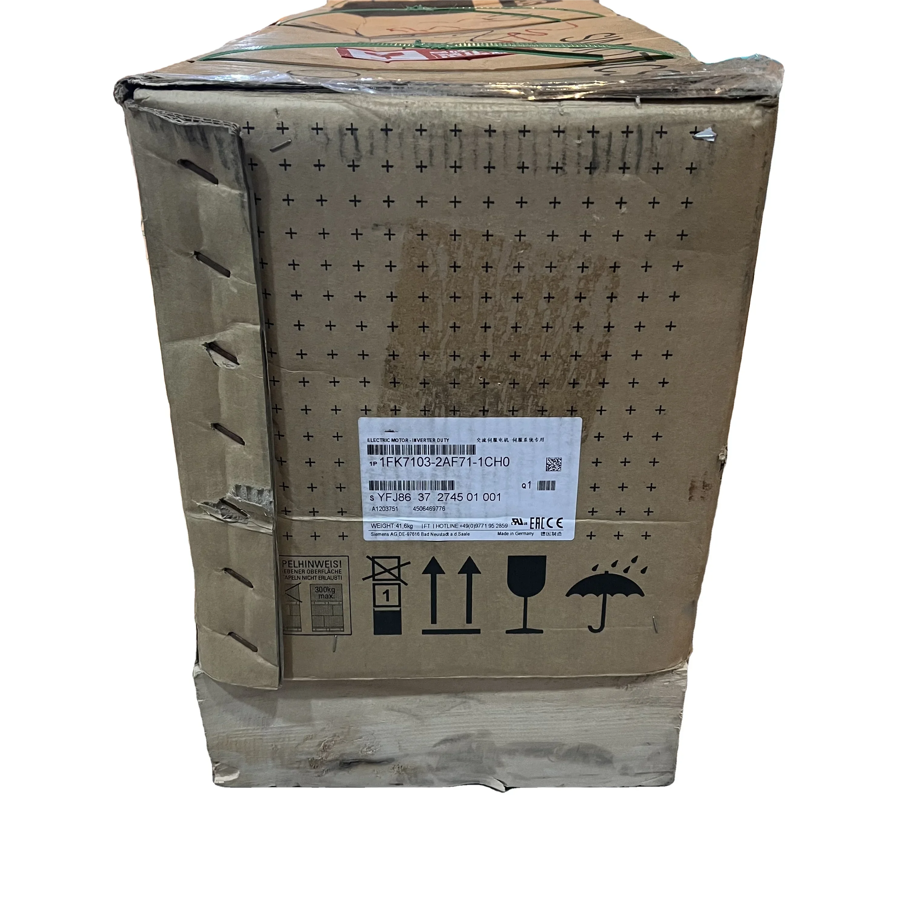 CNC оригинальный SIMOTICS S двигатель 1FK7103-2AF71-1CH0