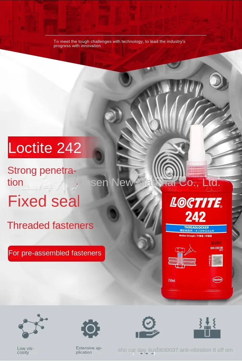 Imagem -05 - Loctite 242 Glue Parafuso Cola Agente de Travamento 50ml