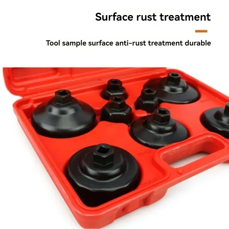 

New Oil Lattice Wrench Disassembly Auto Repair Tool 9-piece Cap Filter Wrench Set Oil Filter Element Remover