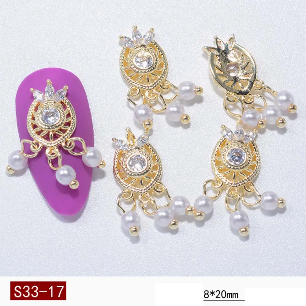 

Shiny 3D Diamond Crystal Manicure Tools Charms Nail Art Jewelry Butterfly Nail Rhinestones Pendant Chain Nail Art Decorations