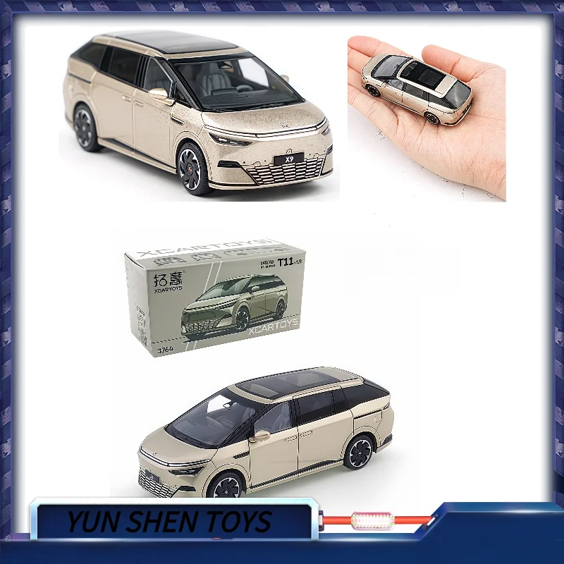 

Xcartoys масштаб 1:64 Xiaopeng X9 коллекция моделей автомобиля, тележка из сплава, имитация модели автомобиля, коллекция и дисплей