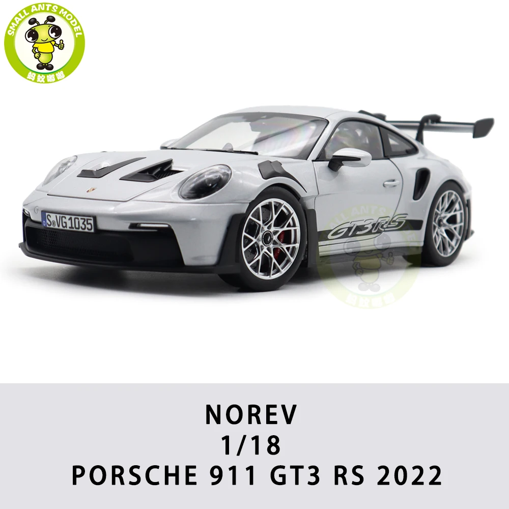 1/18 911 992 GT3 RS 2022 Norev Diecast Model Toy Cars Gifts For Friends Father