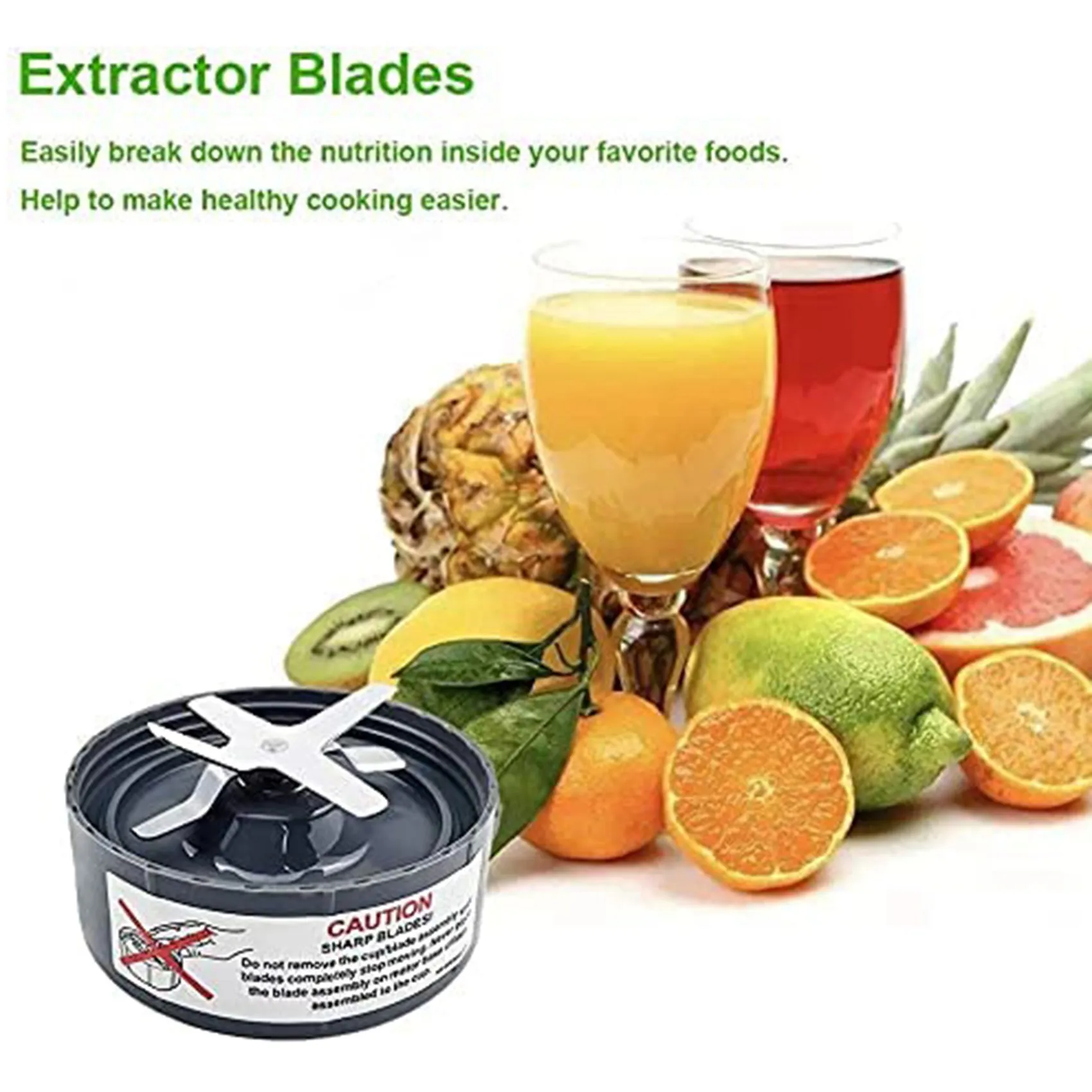 Extractor Blade Fit for 600W / Pro 900W Extctor Blade Series for Blender Blade