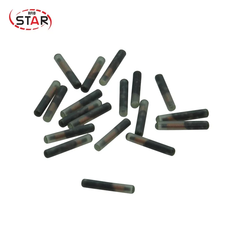 40 قطعة 1.4*8 مللي متر رقاقة الرقائق الدقيقة تتبع الحيوانات الأليفة iso 11784,11785 القياسية 134.2 كيلو هرتز رقاقة لتحديد الكلاب/الأسماك/القطط/البقرة