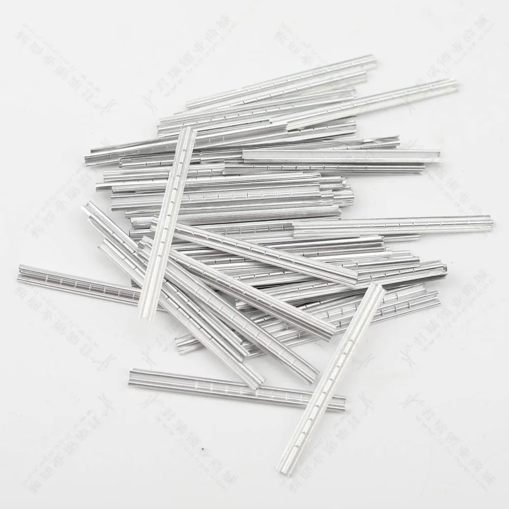 100pcs/Box Finished Tin Foil Strip 0.05M Silver 0.06MM Gold Tin Foil Key Consumables Tin Foil Tools Locksmith Tools High Quality