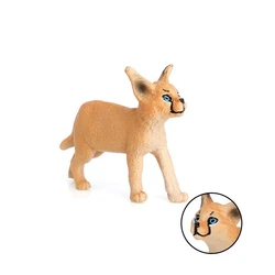 Simulated Caracal cat kitten model cats desktop decoration household Caracal caracal decor
