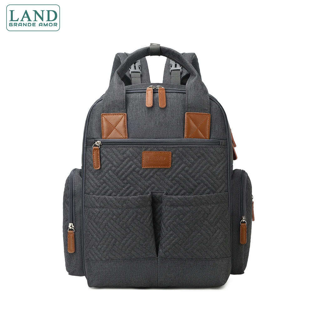 

Original LAND Mommy Diaper Bags Large Capacity Backpack Mummy Travel Nappy bags Handbag Multi-function Maternity Bags HMB01