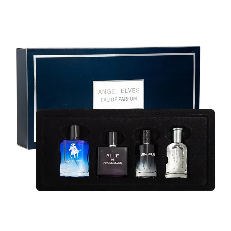 Men's Cologne Set 4 In 1 Set, Fresh Lemon Scent 1.01 Oz Long Lasting Fragrance Set Perfect Birthday Gift For Father, Boyfriend view 5