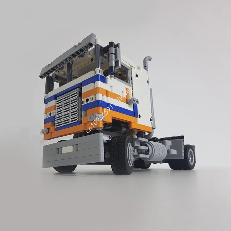 998 قطعة MOC Freightliner FLB B نموذج مقطورة اللبنات الفنية لتقوم بها بنفسك التعليم هدايا عيد الميلاد ألعاب مكعبات أعياد ميلاد الأطفال #5