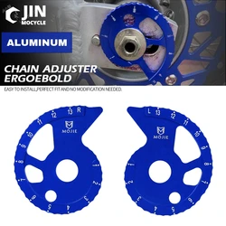 Chain Adjuster Regulator For YAMAHA XTZ 600 WR 250Z DT 125R 125RE TTR TW XT 225 E 250 R 200 600E Aluminum Motorcycle Accessoires