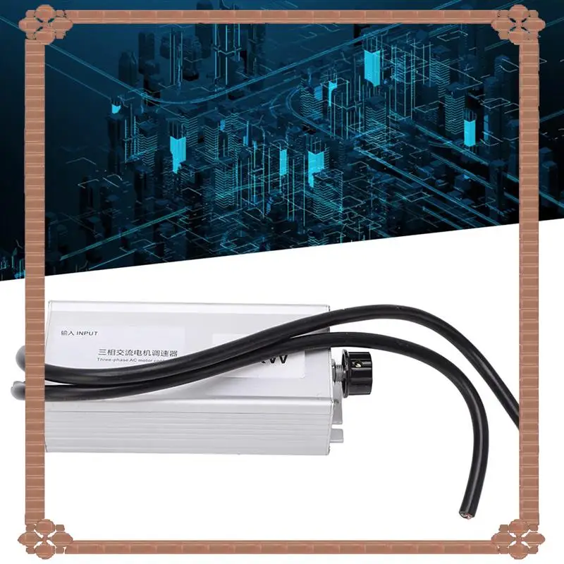 24-Hour Delivery 2X Motor Speed Controller, 2.2KW 3 Phase Aluminum Alloy 380V Variable Electronic Speed Regulator