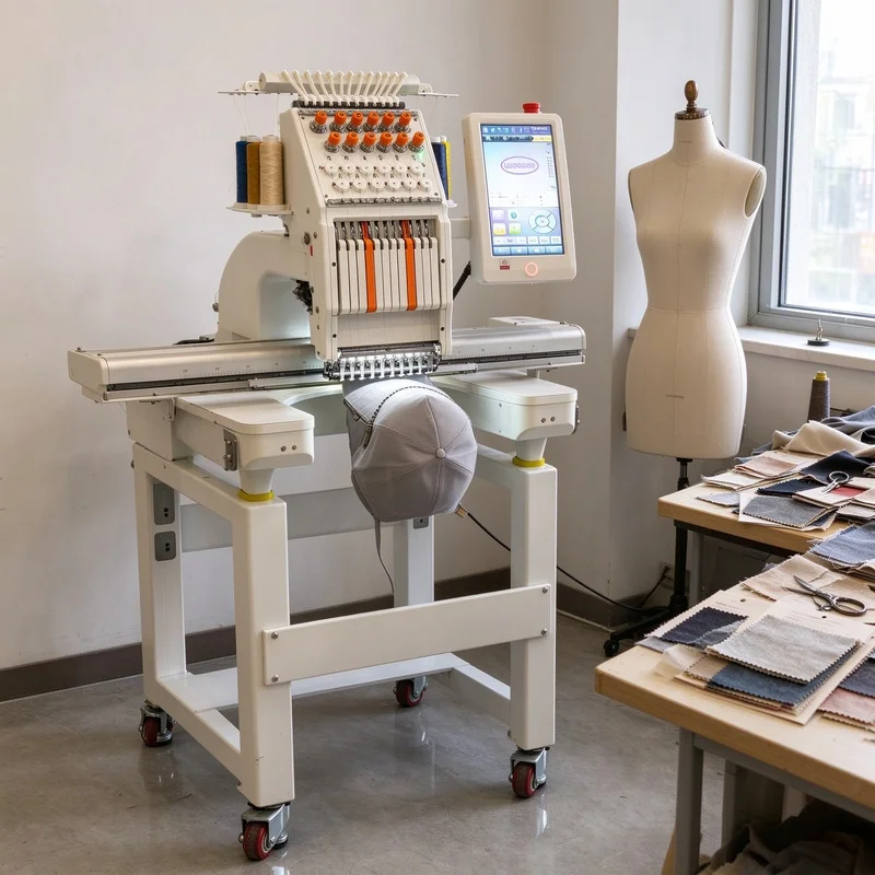 Computerized Embroidery Machine Multi Needle Automatic Sewing Equipment for Custom Logo Hat Shirt Garment Factory Business