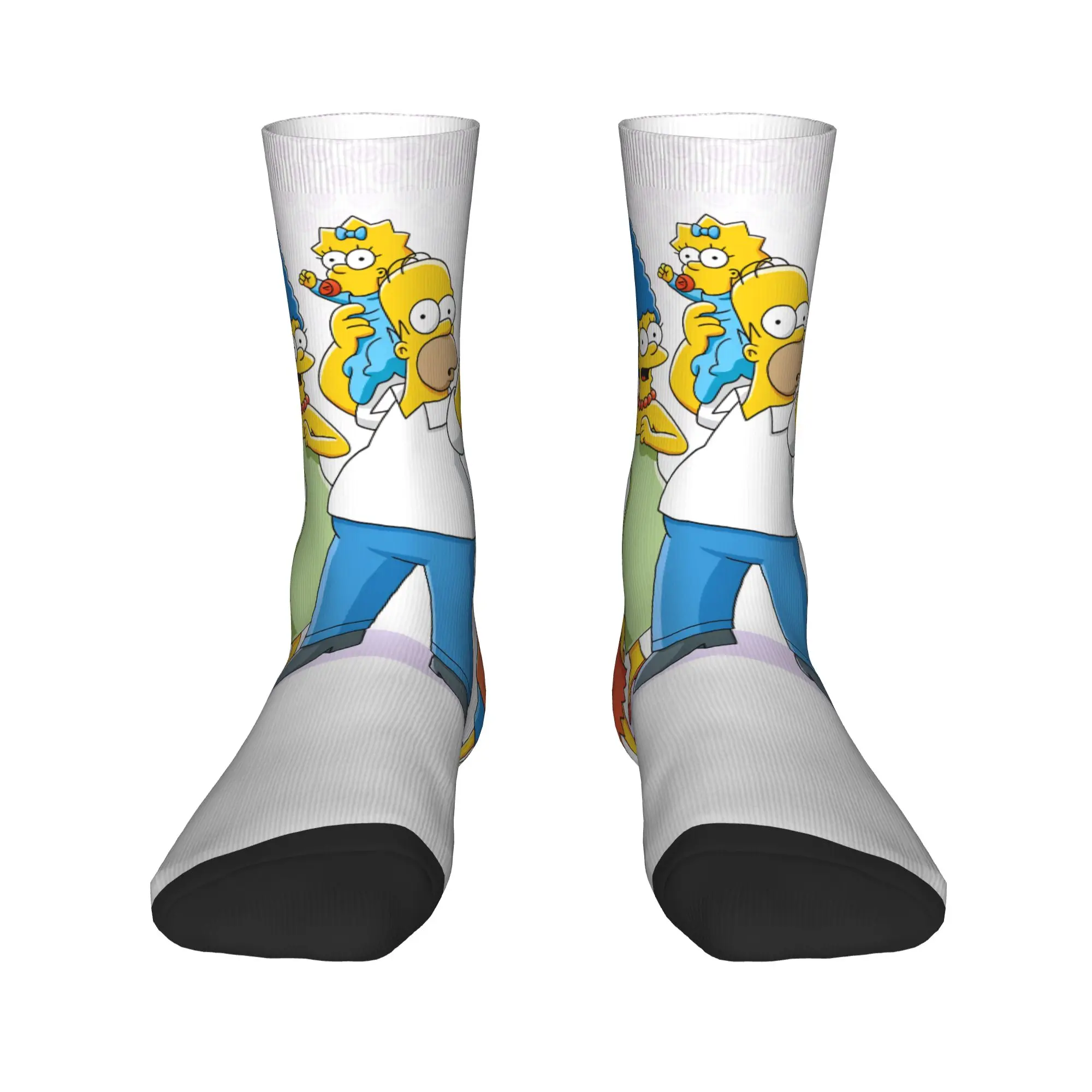 Stockings The S-Simpsons Socks Unisex Men Breathable Socks Autumn Running Sports Design Anti Skid Socks Birthday Present