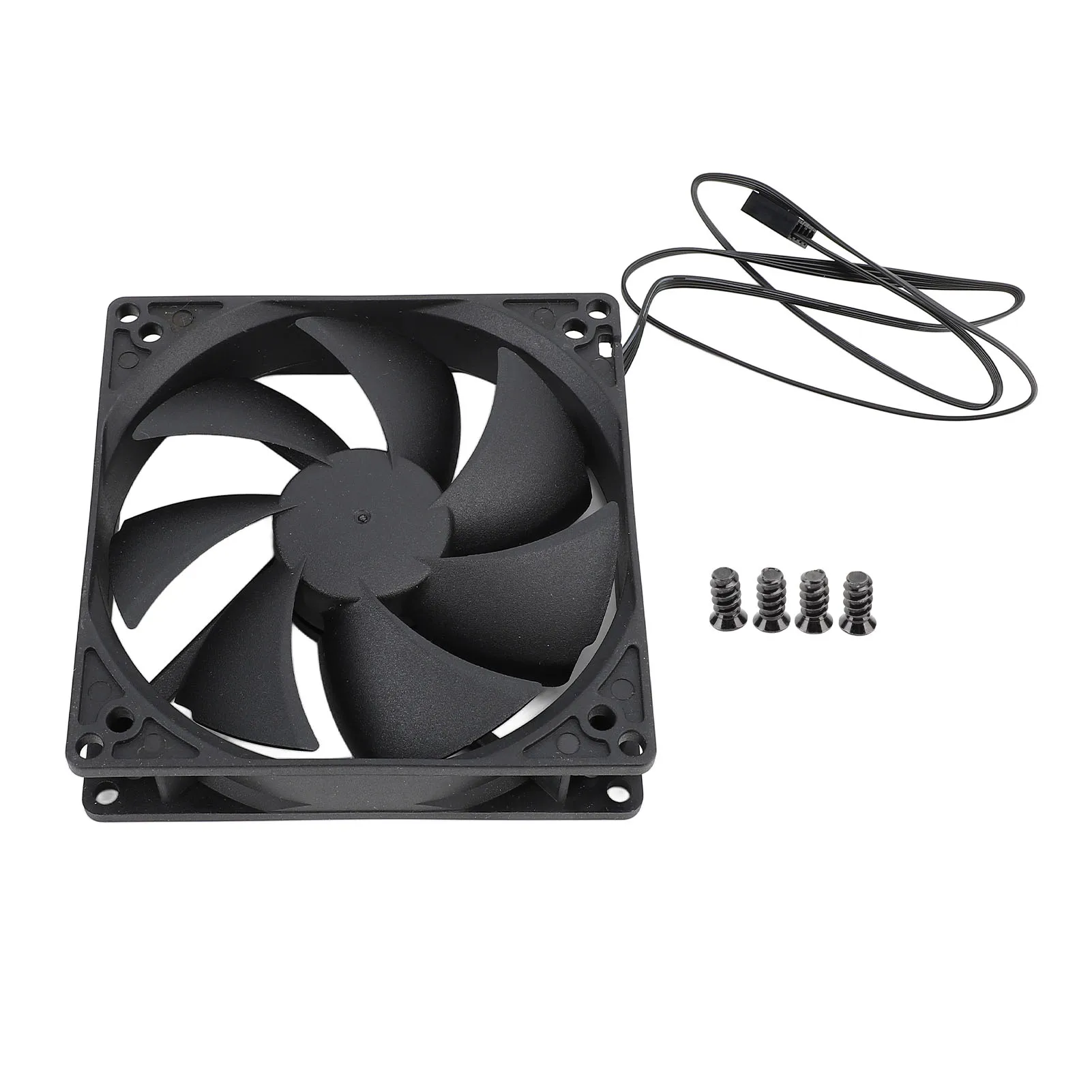 

Вентилятор для корпуса ПК PWM 4PIN, 100 мм, с двойным шарикоподшипником, интеллектуальным контролем температуры, 1800 об/мин, высокая скорость, низкий уровень шума