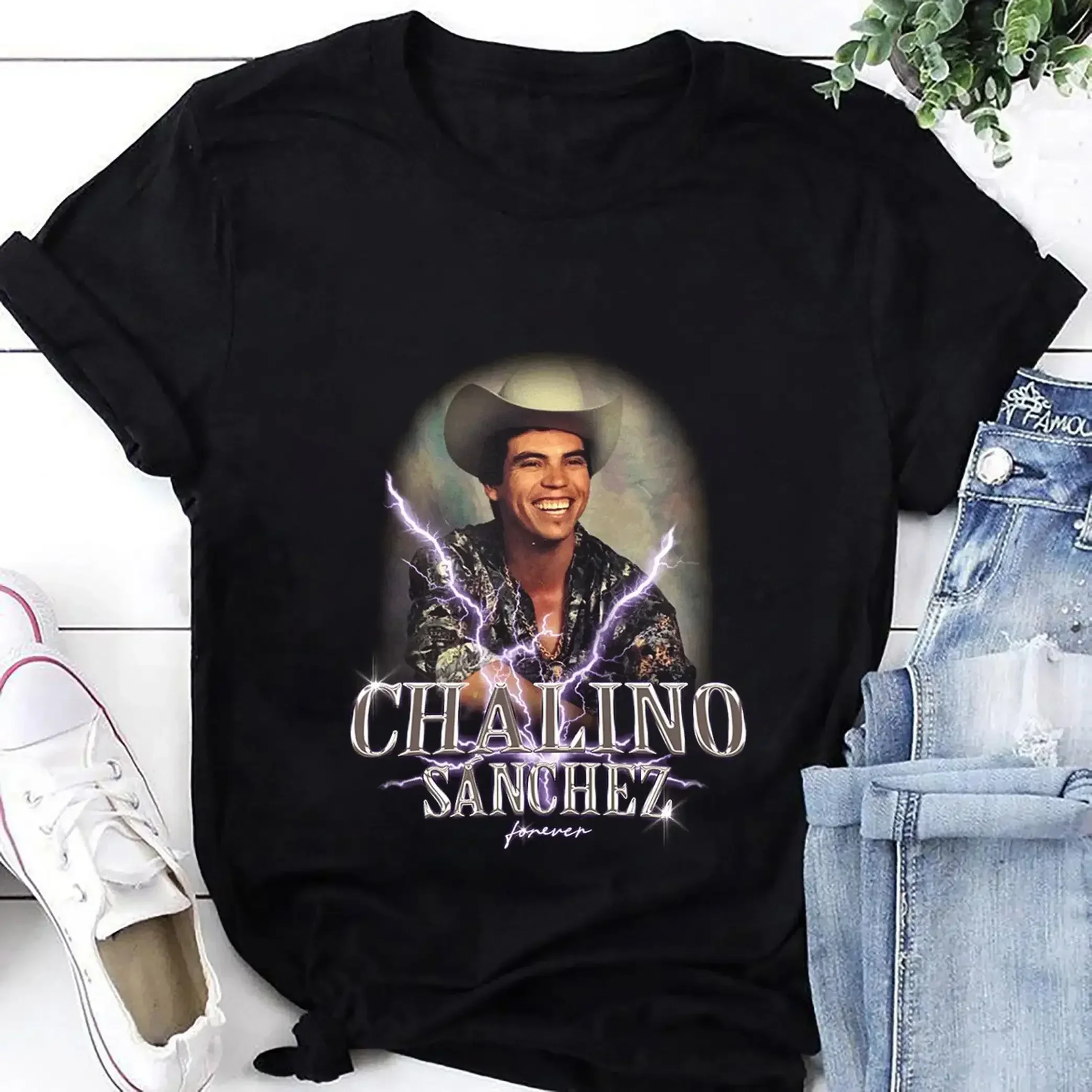 Camiseta Chalino Sanchez Forever, Camiseta Chalino Sanchez para Fanáticos