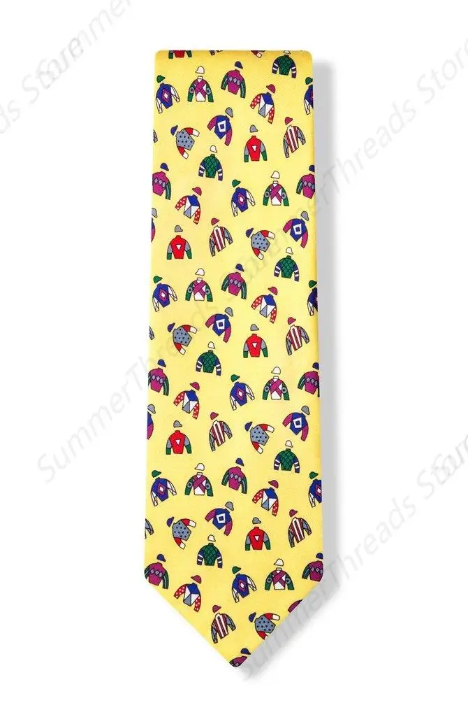 Yellow Silk Tie | Racing Colors Necktie