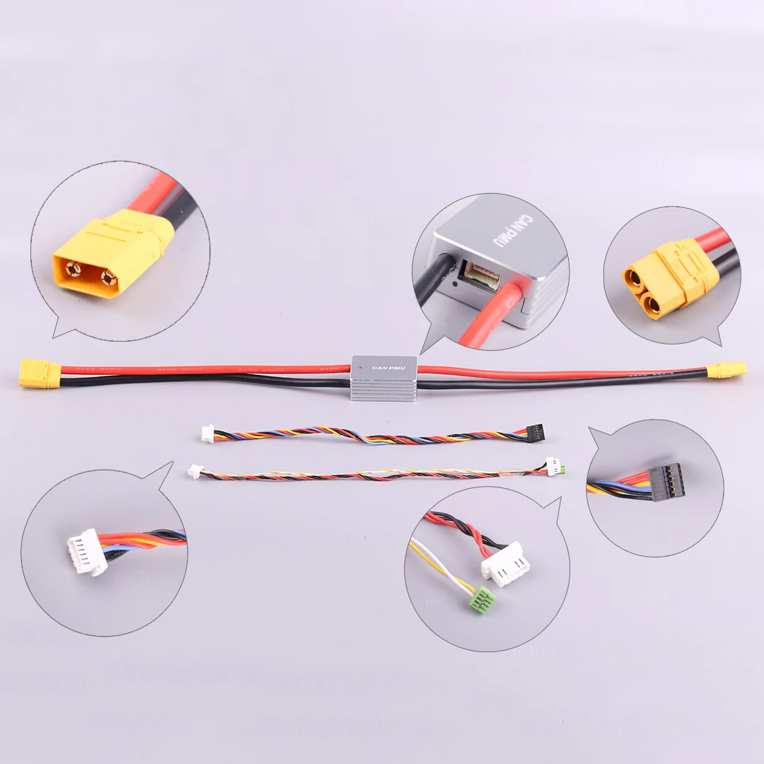 CUAV CAN PMU/UAV CAN Bus Digital High-Precision Voltage And Current Detection APM/PX4 Open Source thumbnail 6