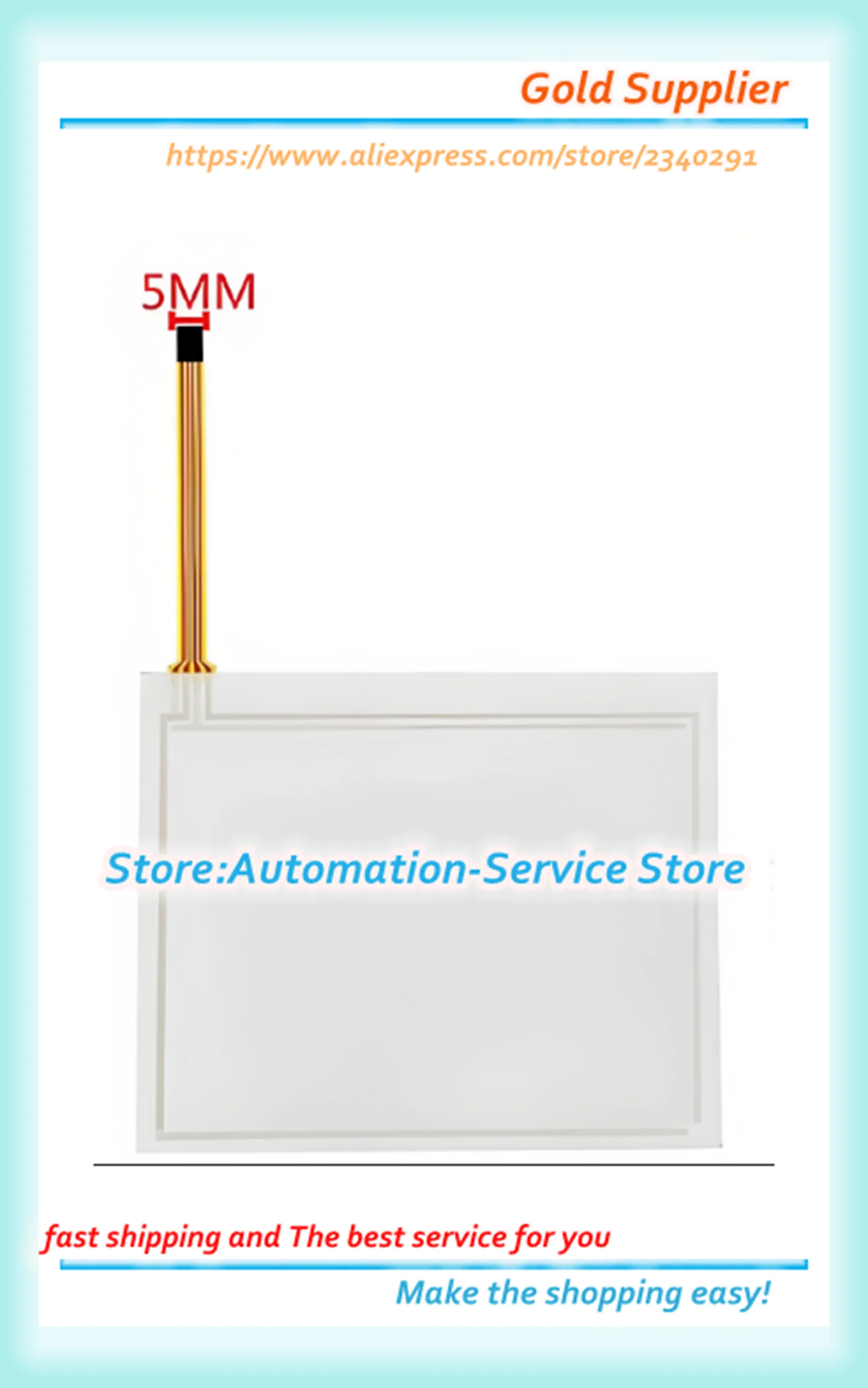 New Touch Screen Glass Panel Use For PMU-330ST