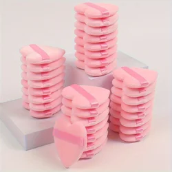 4/7/12/25pcs Powder Puff Ultra-Soft Velvet Heart-Shaped Makeup Sponge , Suitable for Sensitive Skin and All Skin Types