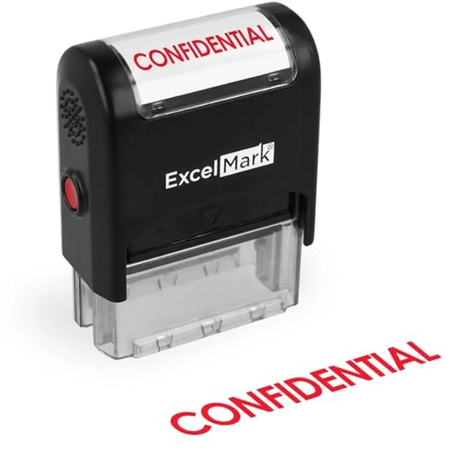 

Self Inking Rubber Stamp - Red Ink