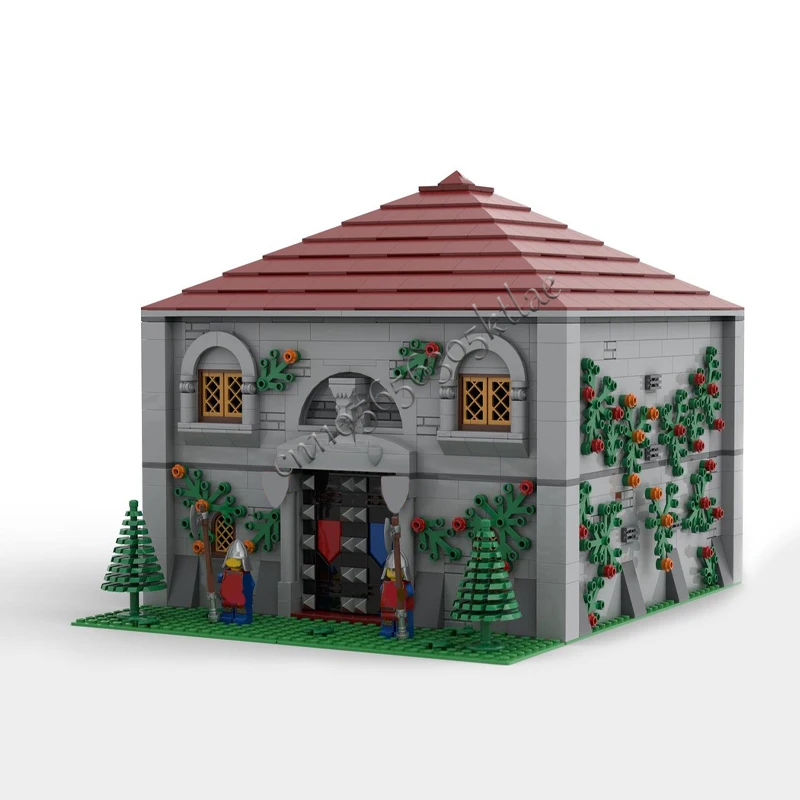 جديد 2690 أجزاء قلعة القرون الوسطى نموذج Moc قوالب بناء مكتبة الملك وحدات مجموعات تجميع الالعاب العملاقة هدايا عيد الميلاد الشعبية #6