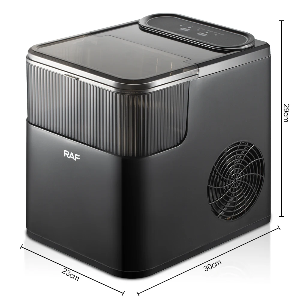 RAF High Quality Efficient Countertop Ice Maker Machine Adjustable Portable Electric Ice Cube Maker Perfect for Home Office