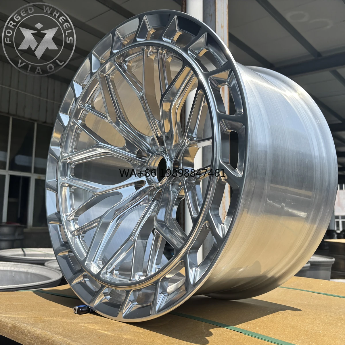 

Deep Concave Forged Chrome Polished Car Rims Universal Sizes 15-26 Inches 8J-12J for 3 Series 5 Series X5 X6 New Condition