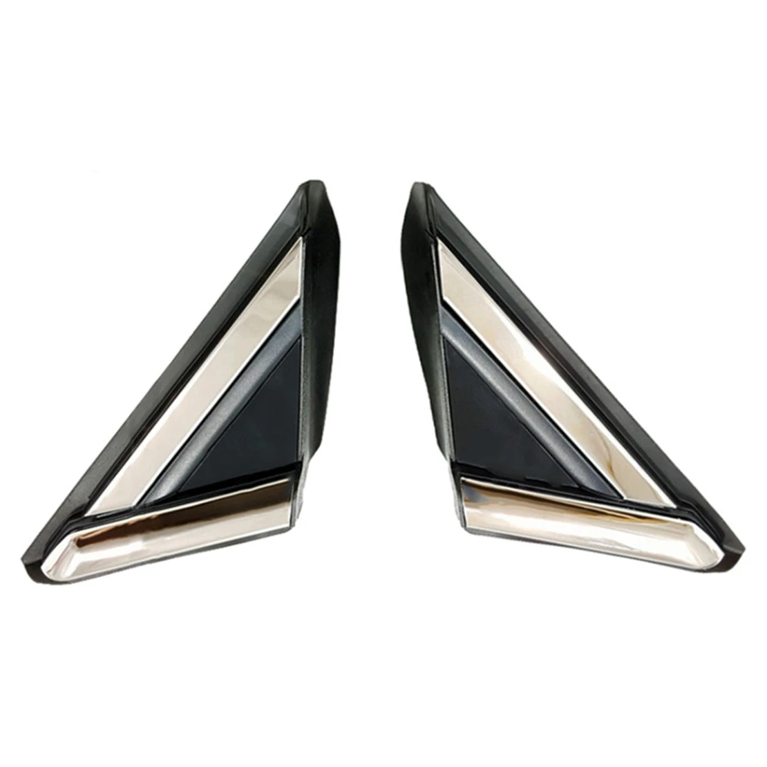 

2 шт., треугольная накладка на переднее стекло автомобиля для Ford Fusion 2013, 2014, 2015, 2016, 2017, 18