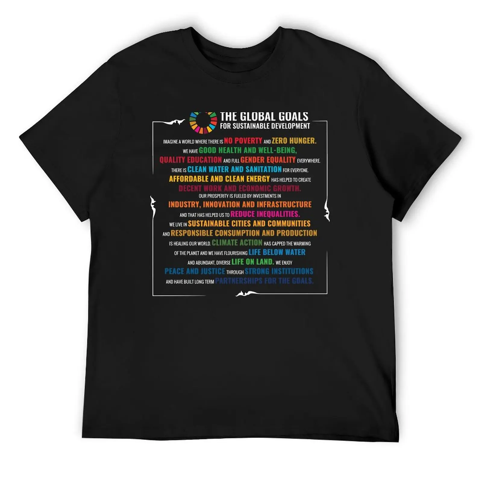 

UN Sustainable Development Goals SDGs 2030 - Trending Poster - Global Goals T-Shirt oversized t shirt plain white t shirts men