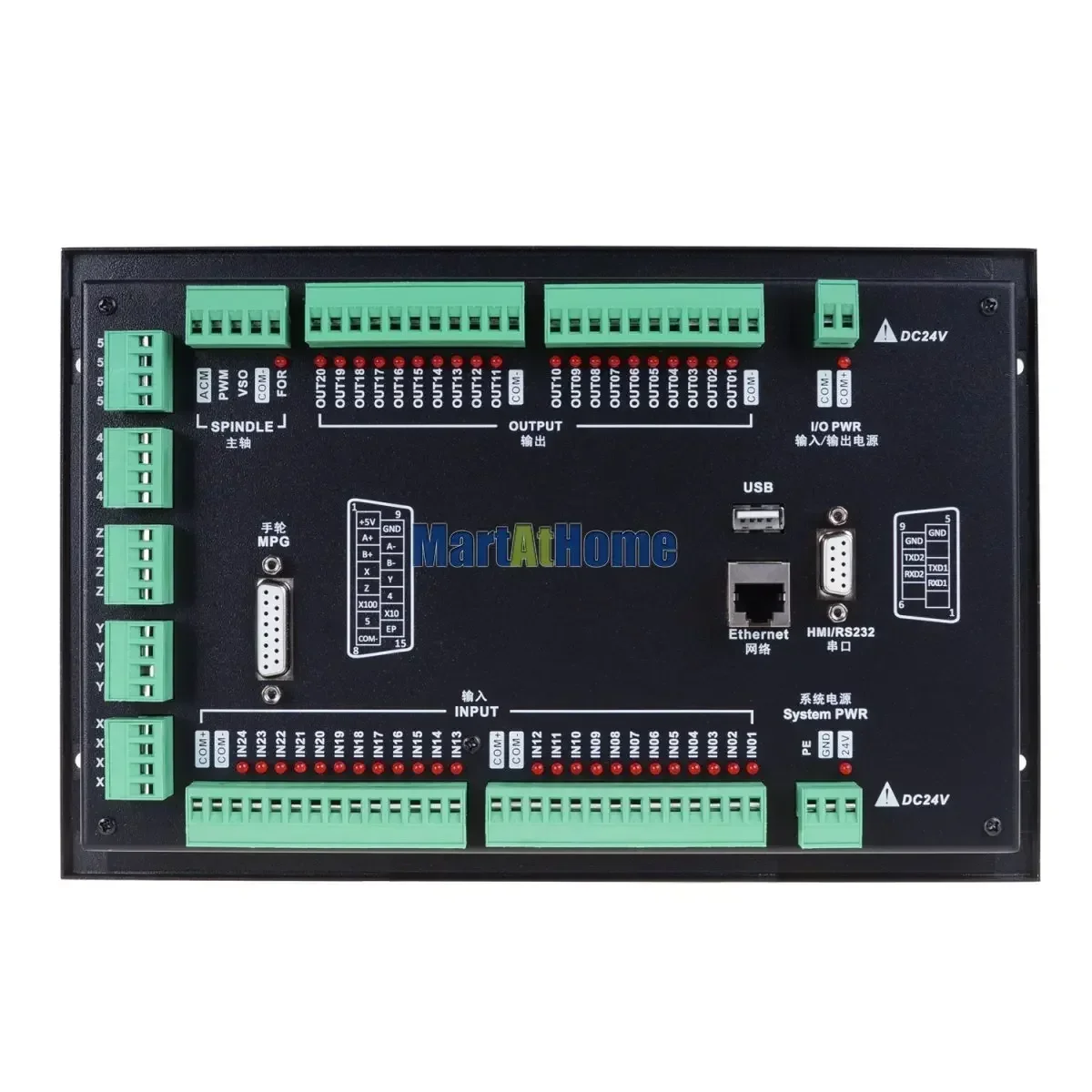 DDCS Expert V2 CNC 3/4/5 محور نظام التحكم في الحركة المستقل ATC يدعم G-code، ArtCam، Fusion 360، MasterCam، Aspire #6