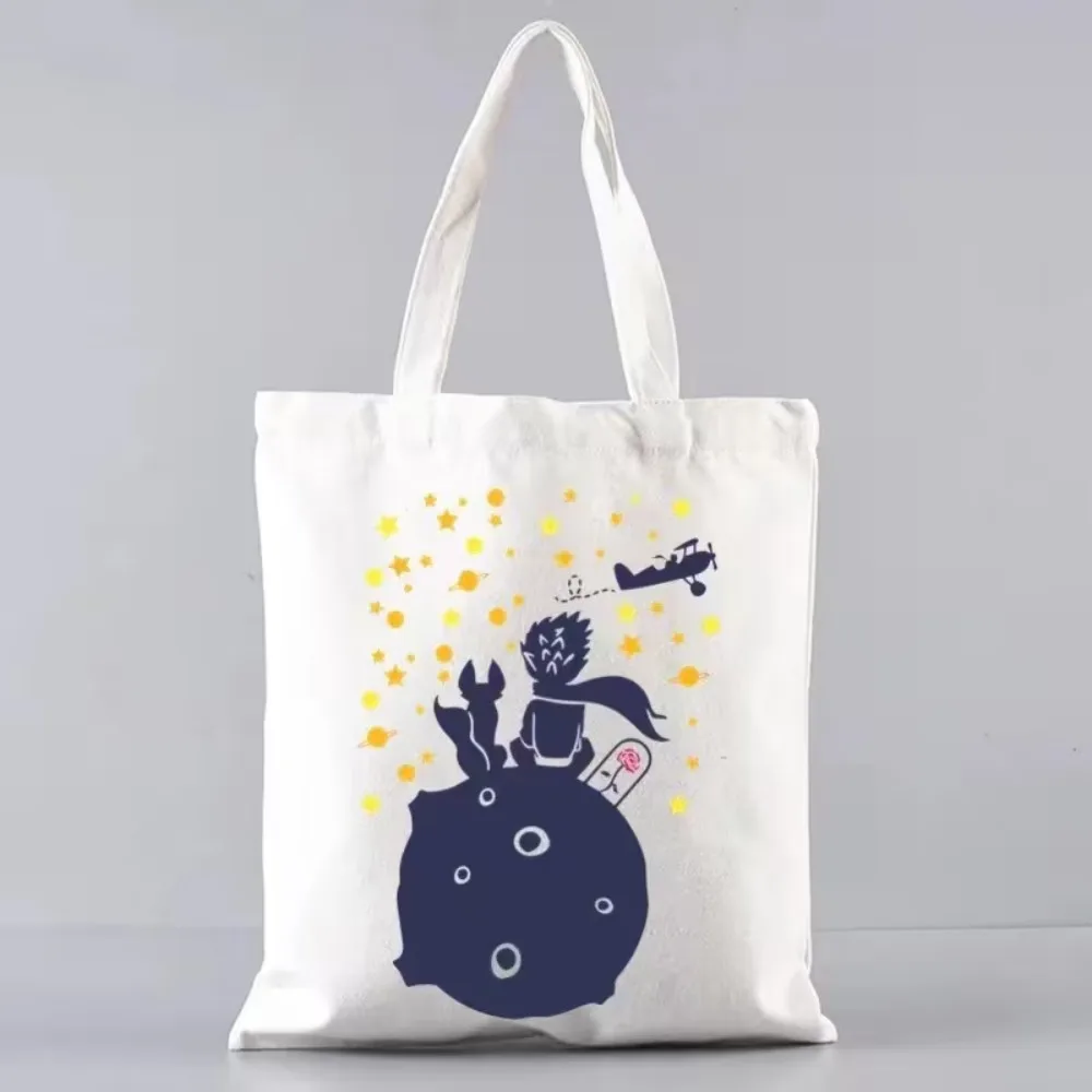 

Сумка-тоут Little Prince & Earth Space Design для ежедневных поездок на работу, отпуска, покупок, пикников и вечеринок. Сумка для женщин и мужчин
