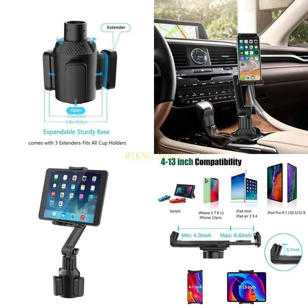 Car Cup Halter Telefon montieren universelle einstellbare -Tablet -Halterung für Tablet PC Bester Verkauf