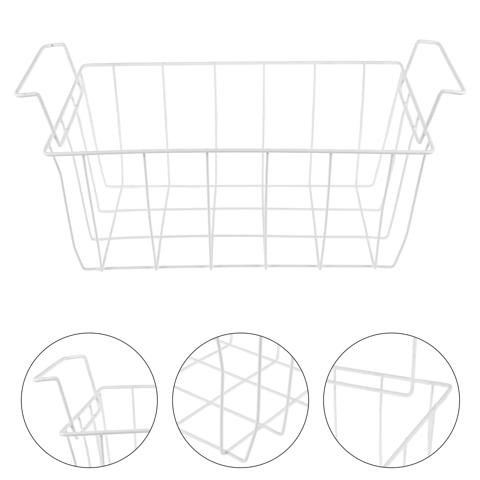 

Freezer Storage Hanging Basket Metal Wire Chest ganizer Baskets for Deep Freezer Fridge Multi Unit Space