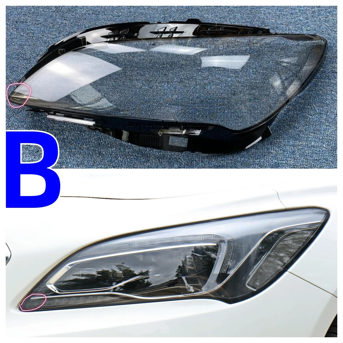 

For Buick Lacrosse 2016 2017 2018 Car Lights Shell Headlights Glass Replace The Original Lampshade